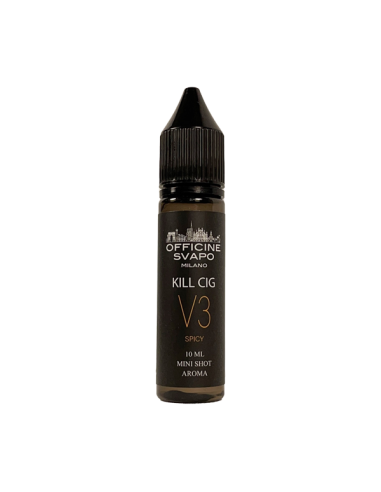 Kill Cig V3 Spicy Synth Officine Svapo Aroma Mini Shot 10ml
