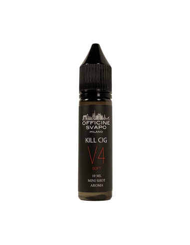 Kill Cig V4 Soft Synth Officine Svapo Aroma Mini Shot 10ml