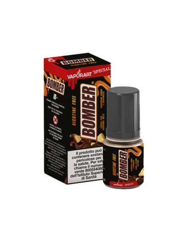 Bomber Vaporart Liquido Pronto 10ml Cioccolato Caramello Arachidi