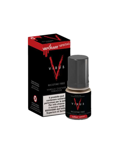 Virus Vaporart Liquido Pronto 10ml Tabacco Crema Vaniglia
