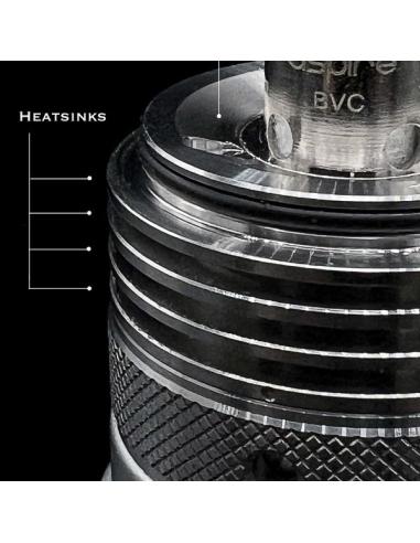 millennium game changer TVGC atomizer with heat dissipators