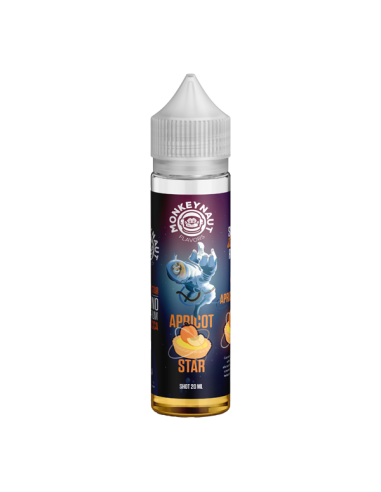 Apricot Star Monkeynaut Liquido Shot 20ml Torta Crema Rum