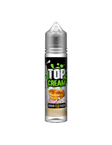 Top Cream Fashion Vape Liquido Shot 20ml Riso Soffiato