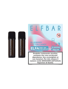 Blueberry Cotton Candy ELFA Pod Precaricate Elf Bar