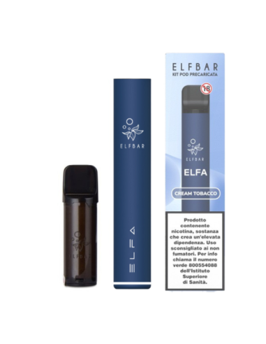 ELFA ElfBar rechargeable kit navy blue