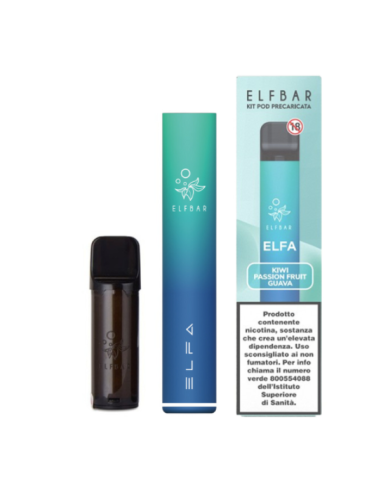 ELFA ElfBar rechargeable Kit aurora blue