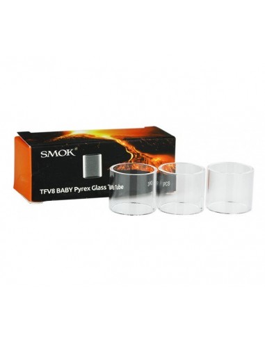 Smok TFV8 Baby Vetro Pyrex di Ricambio - 3 Pezzi