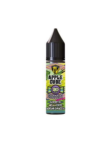 Apple Cube Shotout Iron Vaper Liquido Shot 20ml