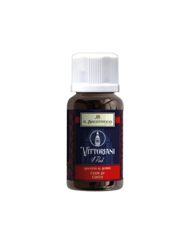 Coconut Heart Victorian 4pod Shot 30 The Aroma Biscuit Factory Mini Shot 10ml