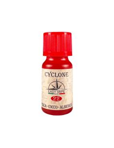 Cyclone N.22 Easy Vape Aroma Concentrato 10ml Pesca Cocco
