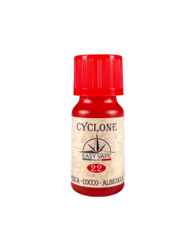 Cyclone N.22 Easy Vape Aroma Concentrato 10ml Pesca Cocco