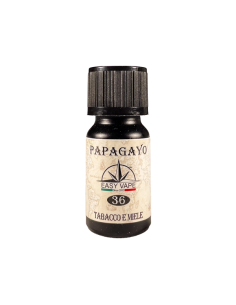 Papagayo N.36 Easy Vape Aroma Concentrato 10ml Tabacco Miele
