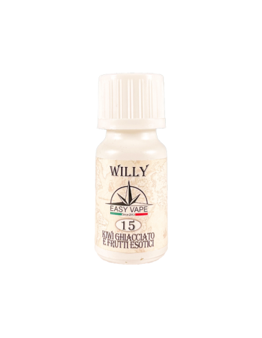 Willy N.15 Easy Vape Aroma Concentrato 10ml Kiwi Frutta Esotica