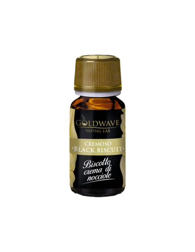 Black Biscuit Goldwave Aroma Concentrato 10ml Biscotto Crema