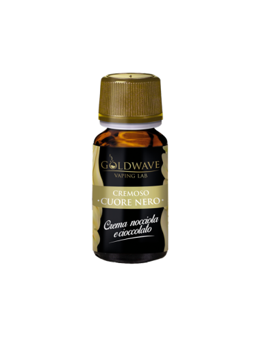 Cuore Nero Goldwave Aroma Concentrato 10ml Crema Nocciola
