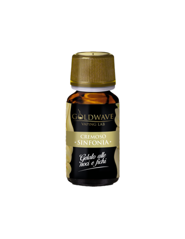 Sinfonia Goldwave Aroma Concentrato 10ml Gelato Noci Fico