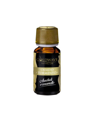Tormento Goldwave Aroma Concentrato 10ml Arachidi Caramello