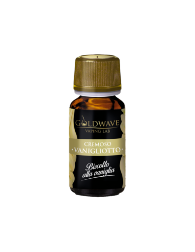 Vanilla Custard Goldwave Concentrated Flavor 10ml Biscuit Cream