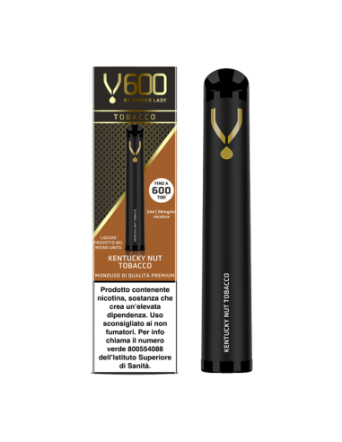 nut tobacco Kentucky Nut Tobacco V600 Disposable Dinner L. Usa and Get