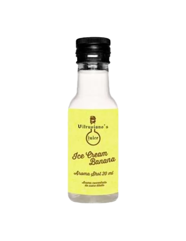 Ice Cream Banana Vitruviano's Juice Liquido Shot 20ml