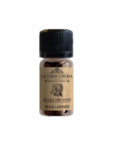 Black Cavendish Extra Dry 4 Pod Shot 60 La Tabaccheria Liquido Shot 20ml