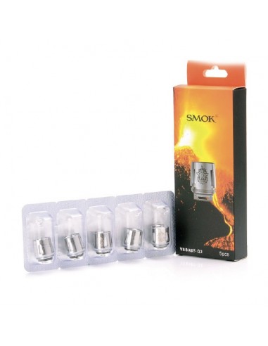 V8 Baby Q2 Core Resistenza Smok Head Coil per AtomizzatoreTFV8 Baby e TFV8 Big Baby - 5 Pezzi