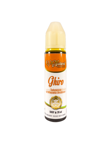 Ghiro Cyber Flavour Liquid shot 20ml Tobacco Coffee