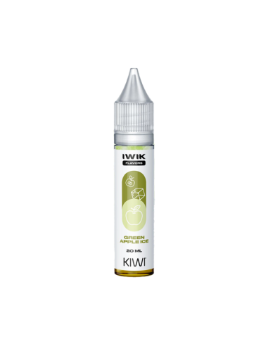 Green Apple Ice is a flavor of IWIK (Italian Water Ice King) that is infused with kiwi. It comes in a 20ml liquid shot.