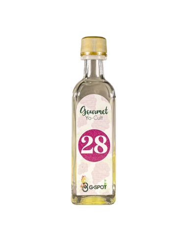 28 Gourmet Yo-Cult Liquido G-Spot 20ml Aroma Yogurt e Uva