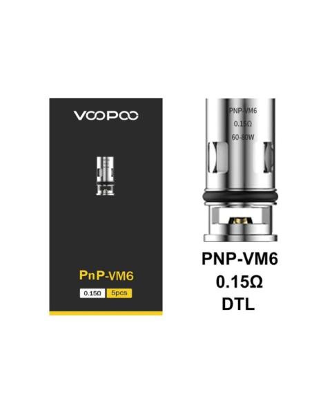 PNP Coil VM6 0.15 Ohm Resistenze Voopoo