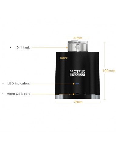 Kit E-Hookah Proteus Aspire