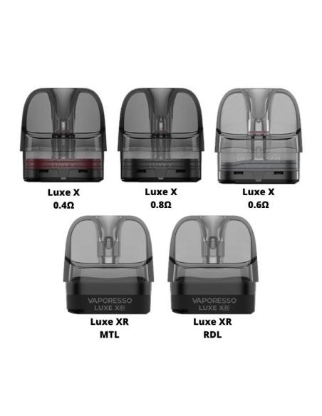luxe x xr vaporesso pod cartridges pack of 5 pieces