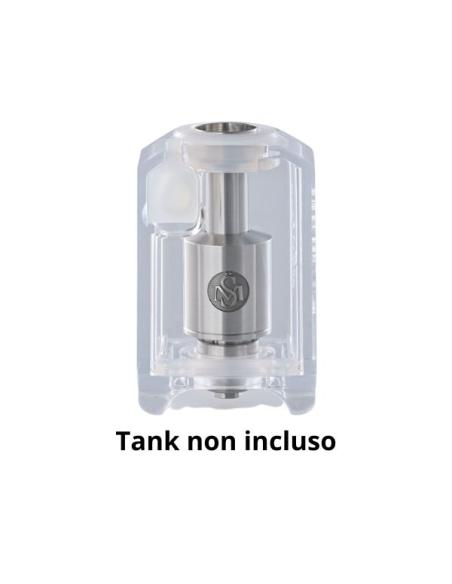 Kayfun BB RBA Svoemesto is a borosilicate glass compatible atomizer.