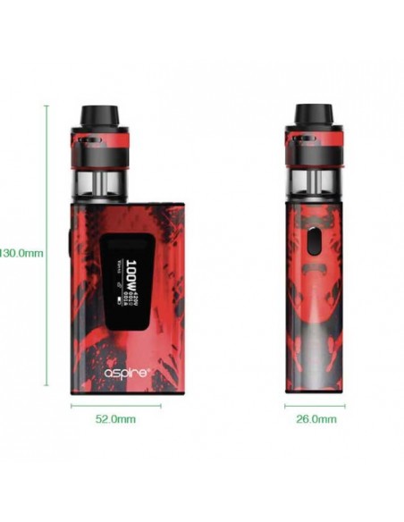 Typhon 100 Aspire Kit with Revvo Tank Atomizer Electronic Cigarette 5000mAh