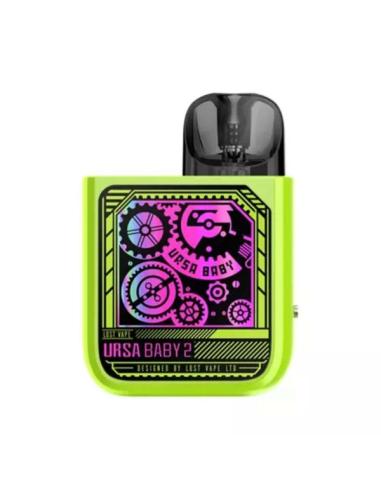 Lost Vape Ursa Baby 2 pop green x time gear