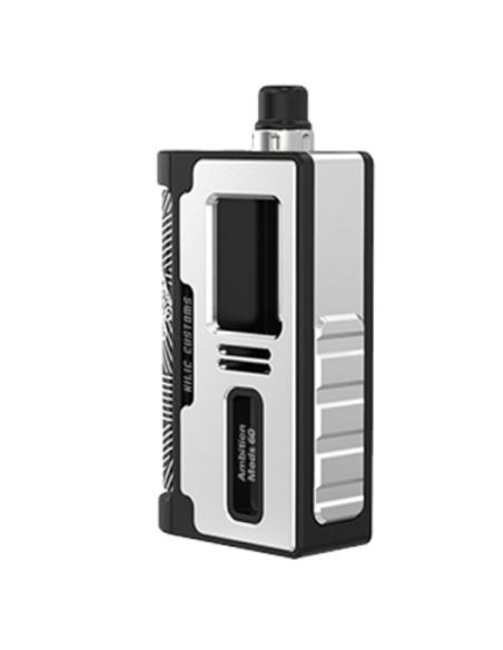 Kil Lite 60 Box mod silver Ambition Mods x Kilic Customs