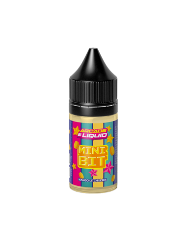 Mini Bit Arcade Eliquid Liquido Shot 20ml Mango Litchi Ribes