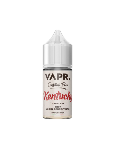 Kentucky Pure Distilled VAPR. Liquid Shot 20ml Organic Tobacco