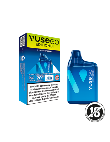 Vuse GO Edition 01 Blue Raspberry Pod Mod Usa e Getta - 800 Puff