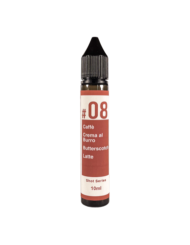 N.08 ToB 0861 Aroma Mini Shot 10ml Caffè Crema Burro