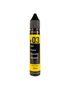 N.03 ToB 0861 Aroma Mini Shot 10ml Tabacco RY4 Pesca Biscotto