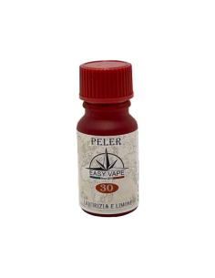 Peler N.30 Liquido Easy Vape Aroma 10 ml Liquirizia e Limone