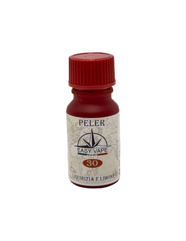 Peler N.30 Liquido Easy Vape Aroma 10 ml Liquirizia e Limone