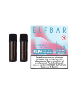 Blueberry Cotton Candy ELFA Pod Precaricate Elf Bar