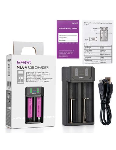 Mega USB Efest contenuto della confezione