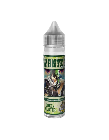Green Hunter Wanted Nineteen Vape Liquido Shot 20ml