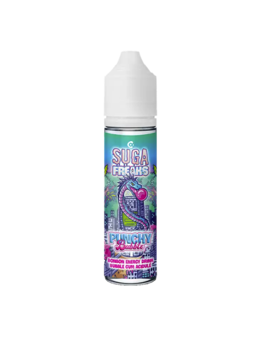 Punchy Bubble Suga Freaks Liquido shot 20ml Chewing Gum Energy