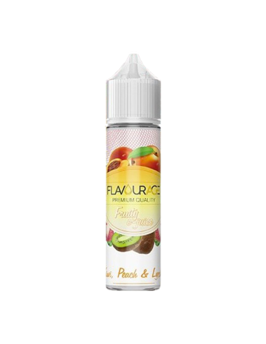 Kiwi Peach & Lychee Flavourage Liquid Shot 20ml Peach Lychee Ice