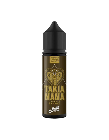Takia Nana Justy Flavor Liquid Shot 20ml Tobacco Latakia Banana