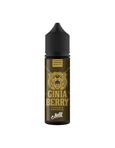 Ginia Berry Justy Flavor Liquid Shot 20ml Virginia Tobacco Strawberry